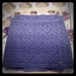 Blue Hollister Lace Mini Skirt Sz. Small